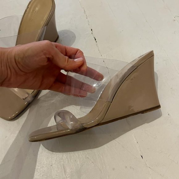 MARYAM NASSIR ZADEH Beige Olympia Heeled Sandals Size 38 - Picture 4 of 6